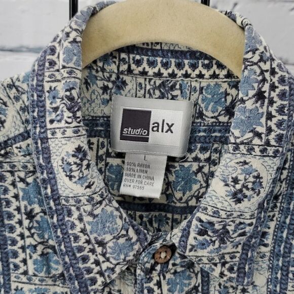 Blouse button down Studio ALX L - Picture 2 of 7